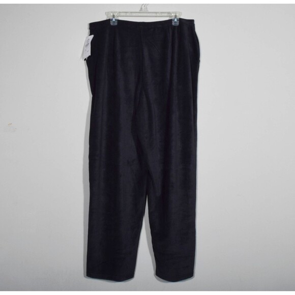 L.L. Bean Perfect Fit Pull On Knit Corduroy Pants - Black - Sz 2X Plus - Picture 2 of 4